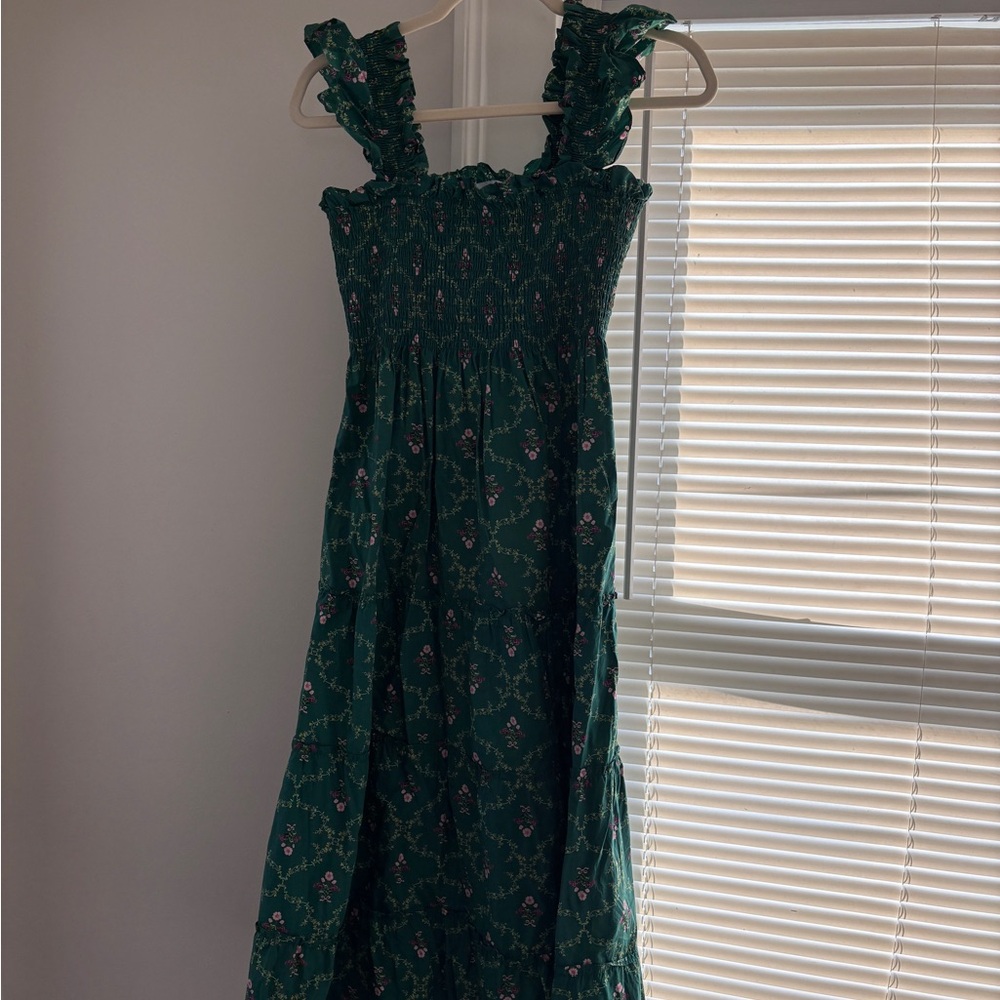Emerald Trellis Nap Dress